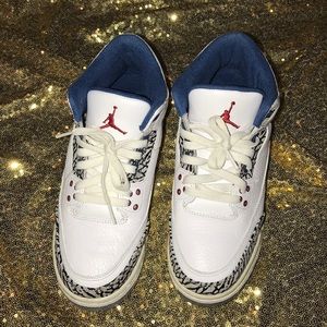 True blue retro 3 Jordan’s
